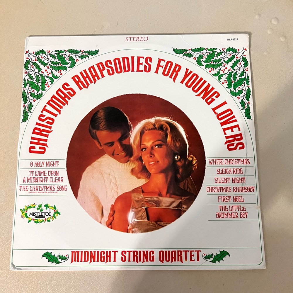 Midnight String Quartet Christmas Rhapsodies for Young Lovers Vinyl Album